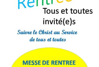 Messe de rentrée paroisse St Potentien – Samedi 5 octobre – 18h30 à Jouarre