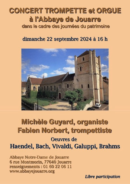 Concert « Trompette et Orgue » à l’abbaye de Jouarre