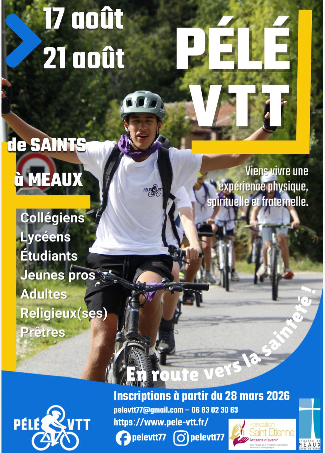 du 17 au 21 août – Pélé VTT