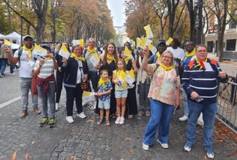 Témoignages des pèlerins du pôle à l&rsquo;occasion de la visite du pape Léon XIV en France